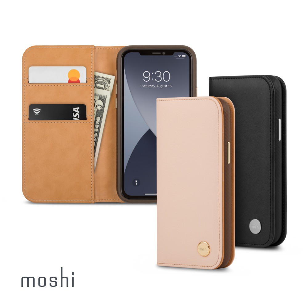 Moshi Overture for iPhone 12 mini磁吸可拆式卡夾型皮套
