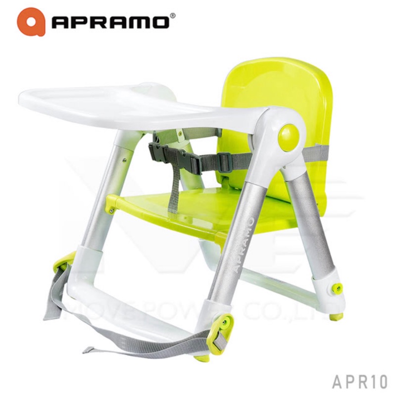 【英國《Apramo Flippa》】可攜式兩用兒童餐椅-糖果綠(幼兒餐椅外出餐椅攜帶方便藝人推薦部落客推薦摺疊椅)