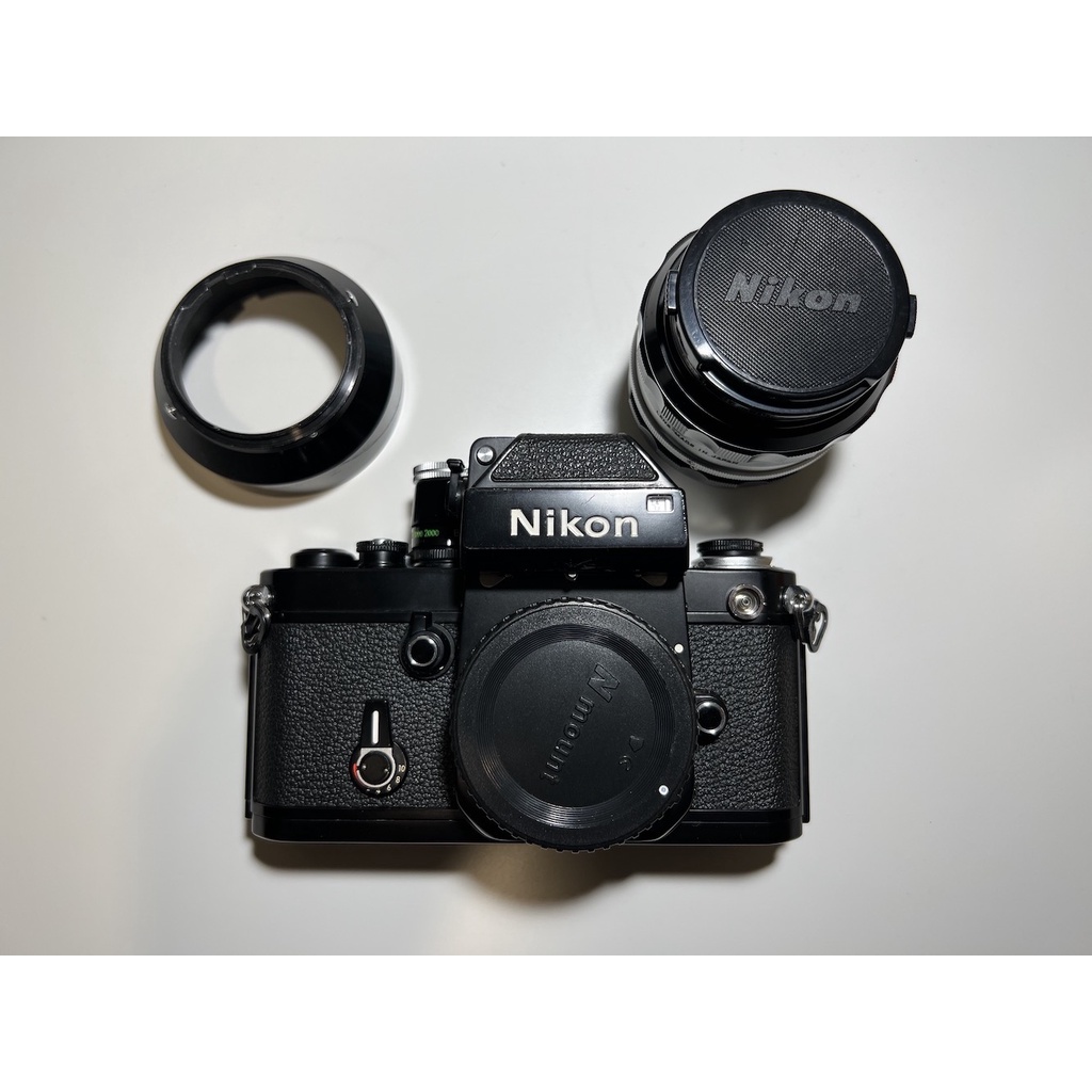 稀有全黑機 Nikon f2 photomic +DP1測光頭 底片單眼 附nikkor 50mm f/1.4鏡頭