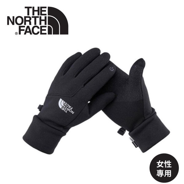 【The North Face 女觸控軟殼手套《黑》】3KPP/觸控手套/防風手套/保暖手套/悠遊山水