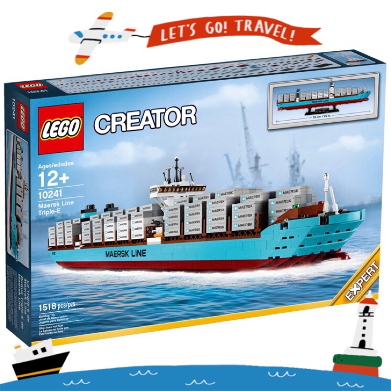 💯 全台最低價❗️台南東區可自取 LEGO 樂高 10241馬士基貨輪 馬士基貨船