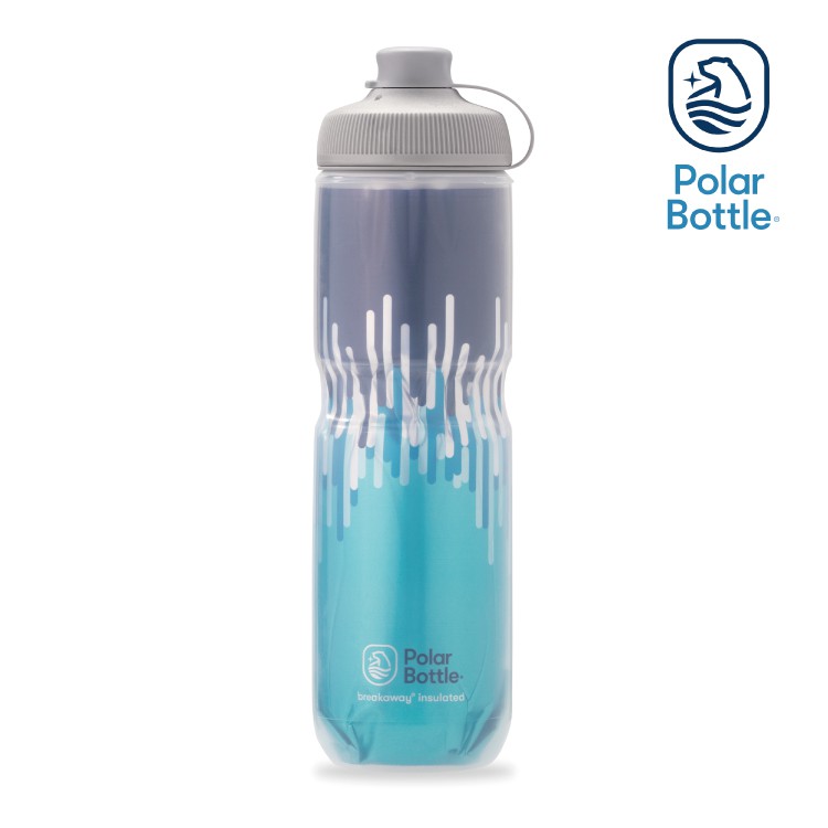 Polar Bottle 24oz MUCK 雙層保冷噴射水壺 ZIPPER 水藍 / 單車水壺 自行車水壺 保冷水壺