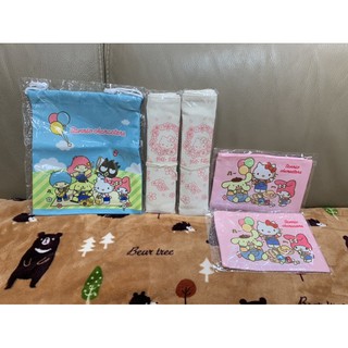 全新 現貨 正版 三麗鷗 Hello Kitty 環保餐具組 收納包 束口袋