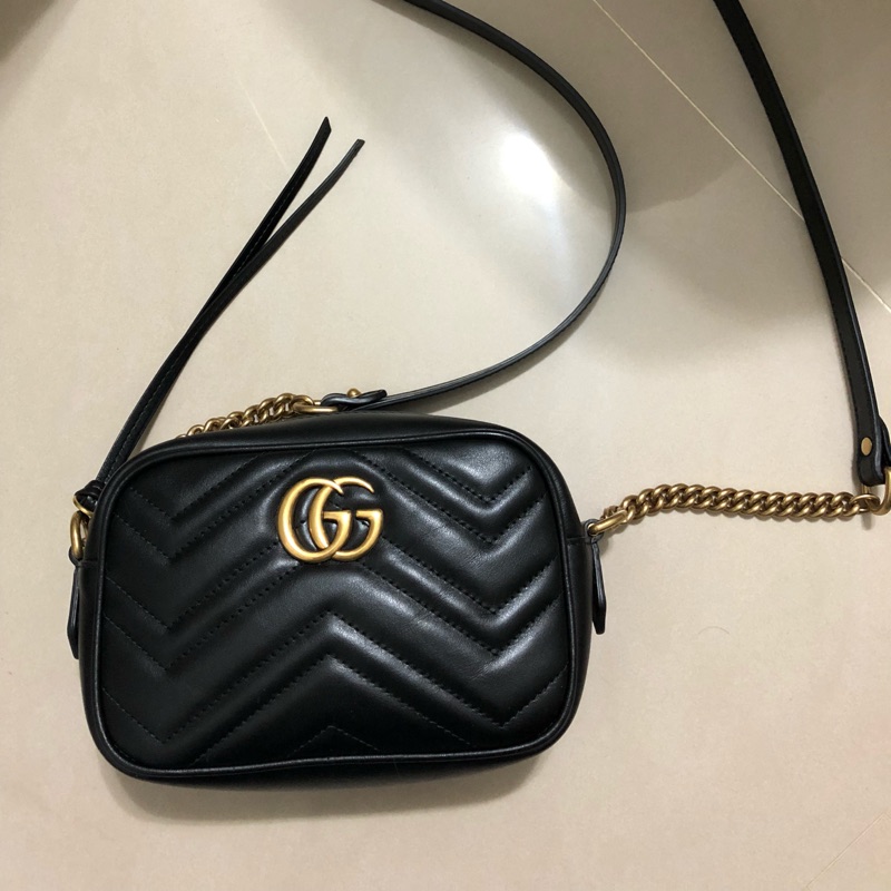 Gucci 8.5成新斜背小包