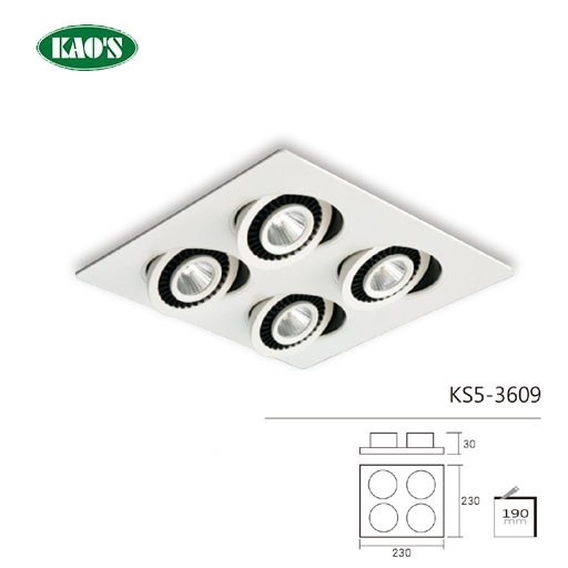 ❰KD照明❱KAO'S LED COB 24° 盒燈 太極崁燈 高亮度 全電壓 全色溫 CREE晶片