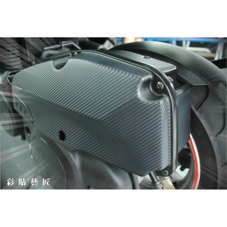 彩貼藝匠 FORCE 155 一代／SMAX 一代、二代（通用）空濾貼 卡夢 模擬鍛造碳纖維 車膜 貼紙 防刮 遮傷