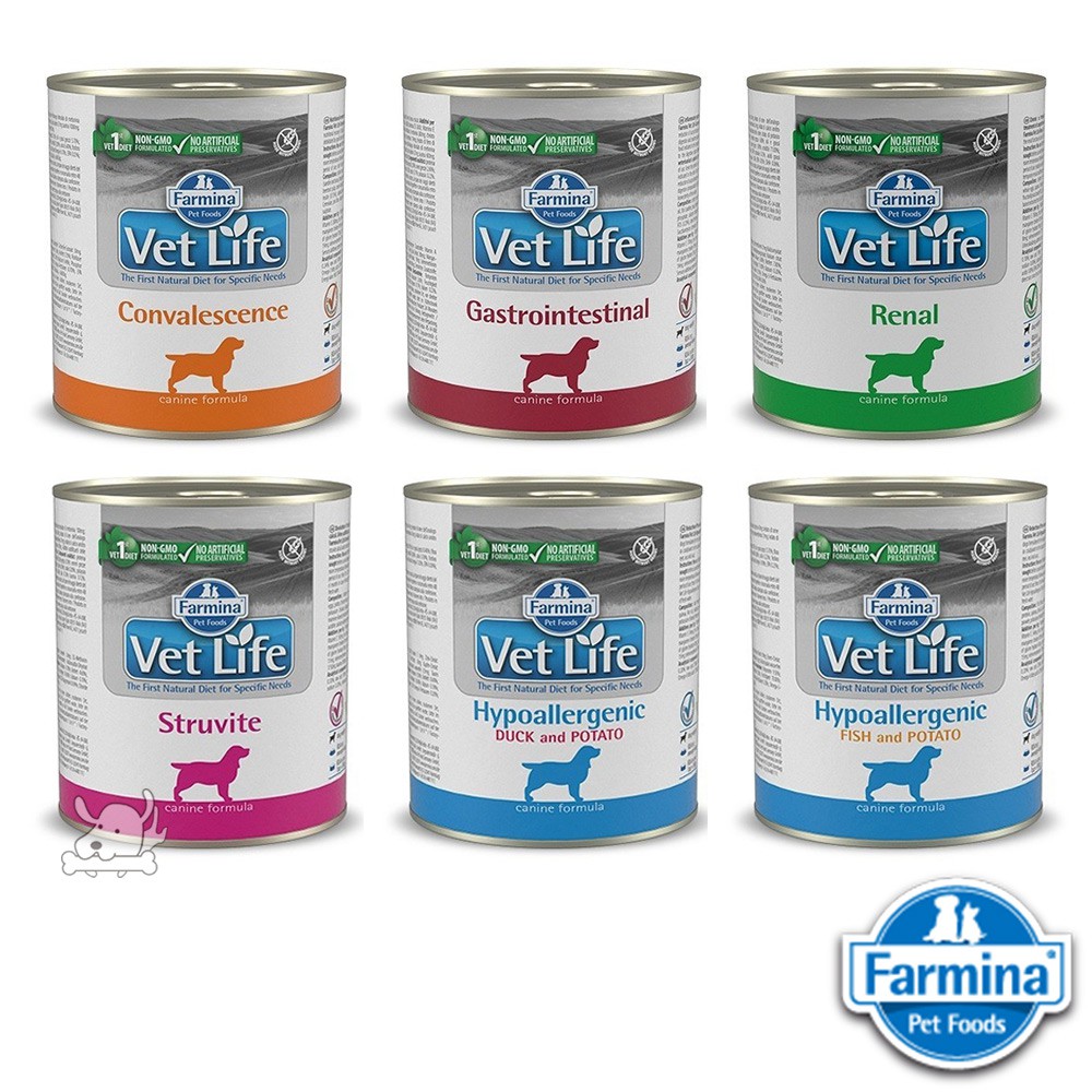 【Farmina 法米納】狗處方罐 300g Vet Life 獸醫寵愛天然處方 犬用 主食罐 6種功效－寵物CEO
