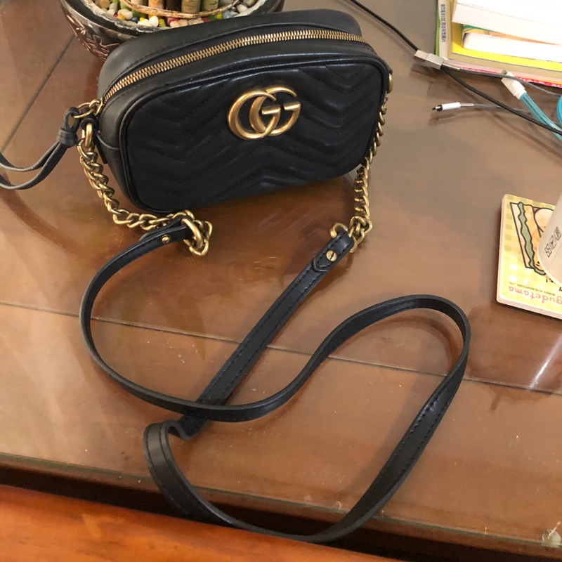 Gucci 馬夢 相機包 18cm 9.5成新（有送小禮物）