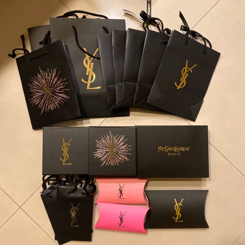 Ysl 紙袋紙盒包裝送禮 蝦皮購物