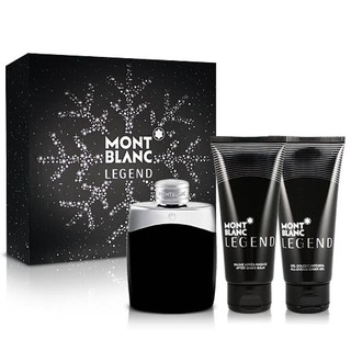 MONTBLANC 萬寶龍 傳奇經典 男香禮盒(香水100ML+沐浴精+鬍後乳)(淡香水50ml+沐浴精)【日韓美妝】