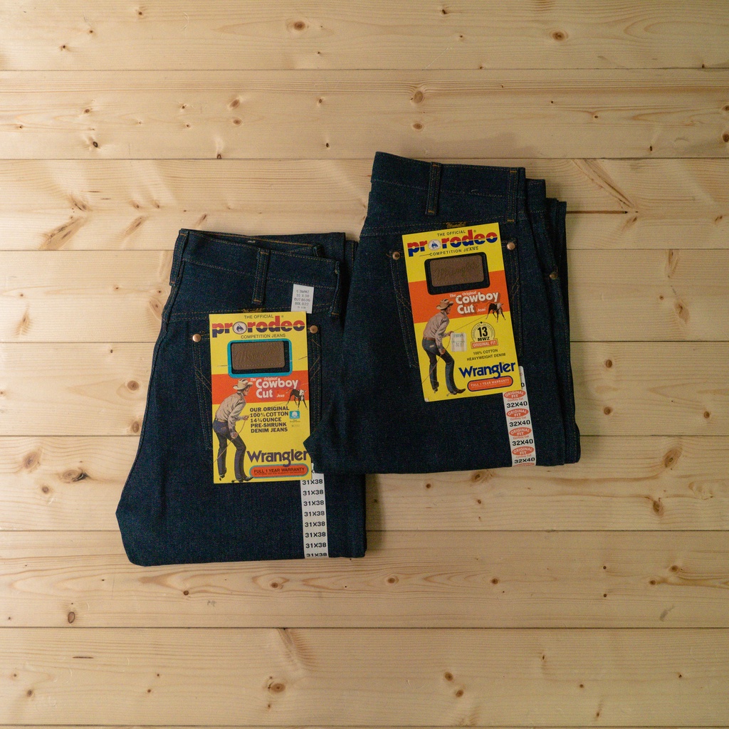 《白木11》 🇺🇸 90s Wrangler 13MWZ raw denim 美國製 藍哥 原色 原漿 丹寧 牛仔褲