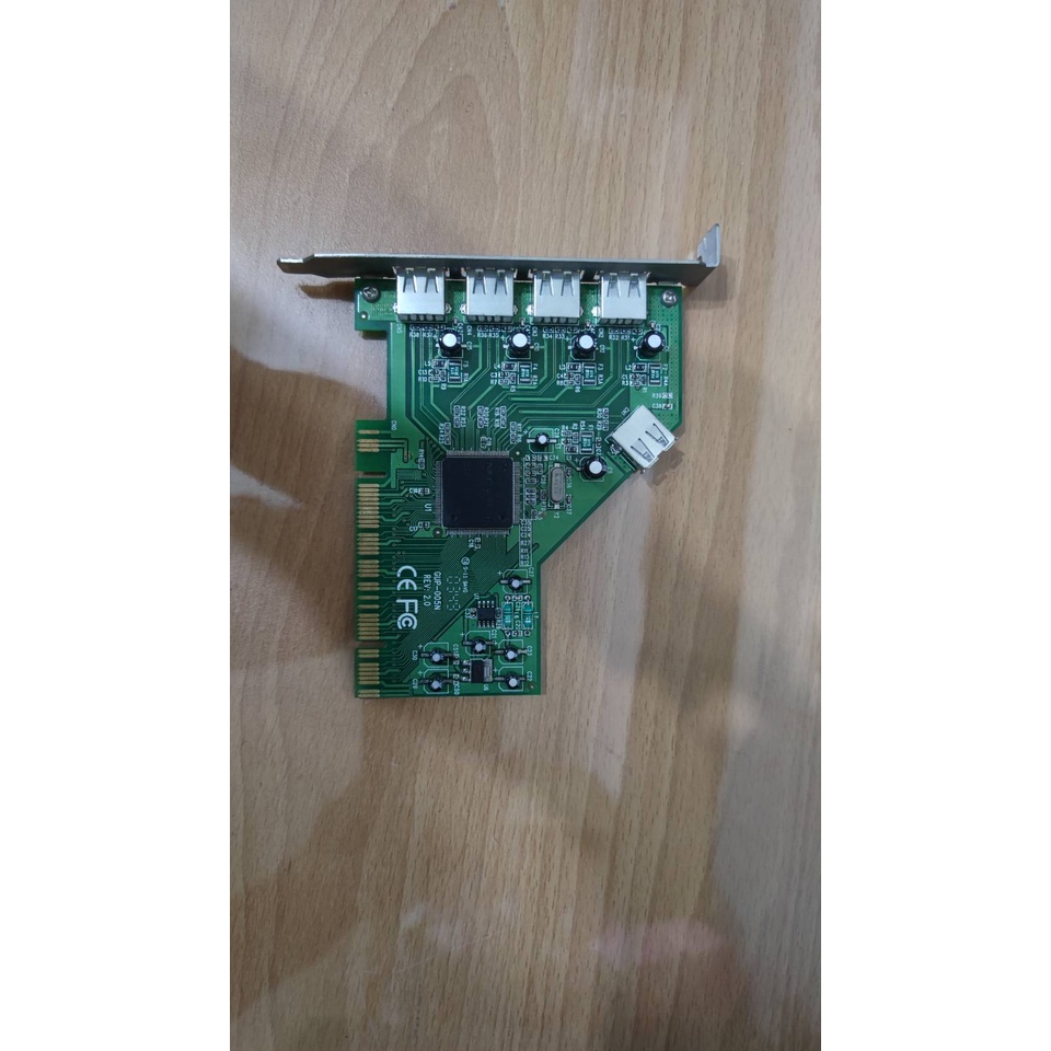 USB 2.0 4+1 PORTS PCI CARD 使用日本NEC晶片