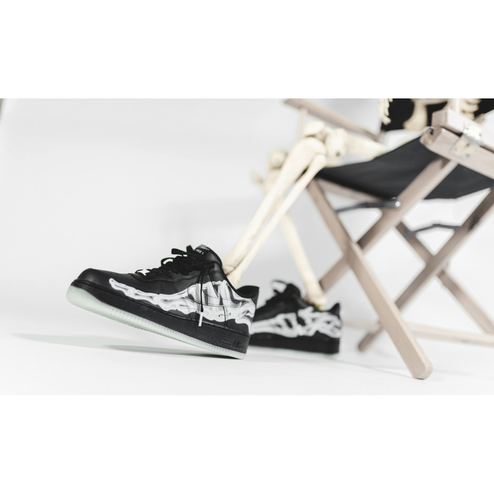 柯拔 Nike Air Force 1 07 Skeleton QS BQ7541-001 男 AF1 骷顱頭 萬聖節