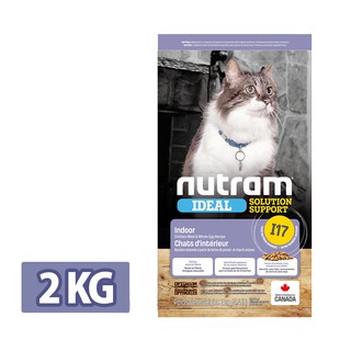 【Nutram 紐頓】I17室內化毛貓雞肉燕麥 2kg