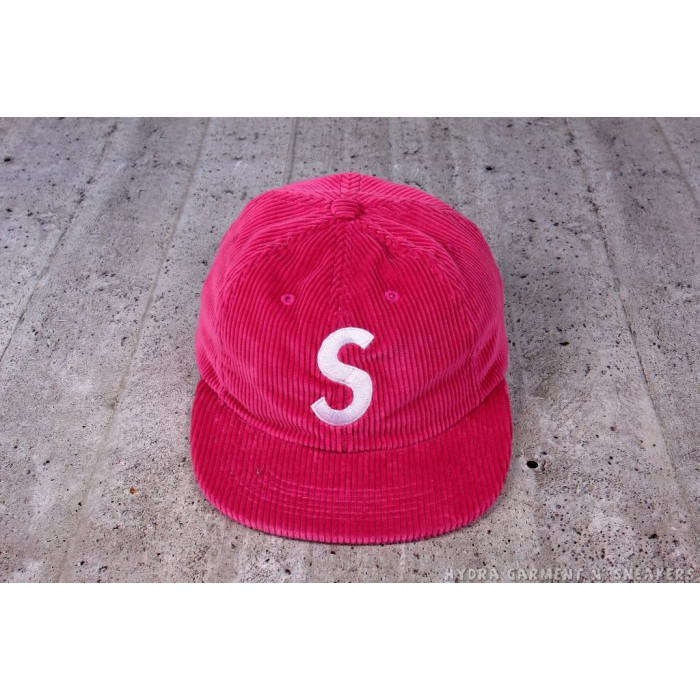 【HYDRA】Supreme Corduroy S Logo 6-Panel 帽子 六片帽 燈芯絨 運動【SUP002】