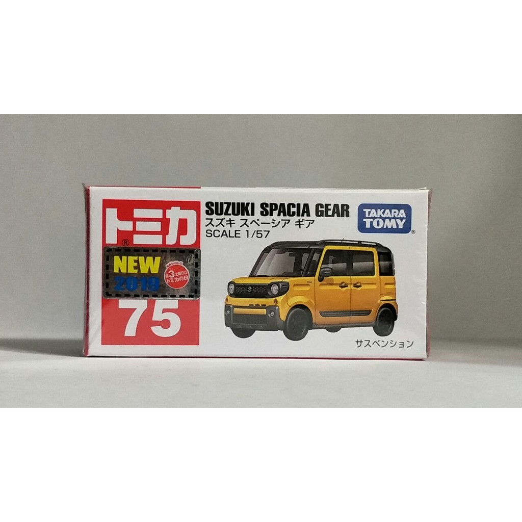 TOMICA NO.75 suzuki spacia gear 含新車貼