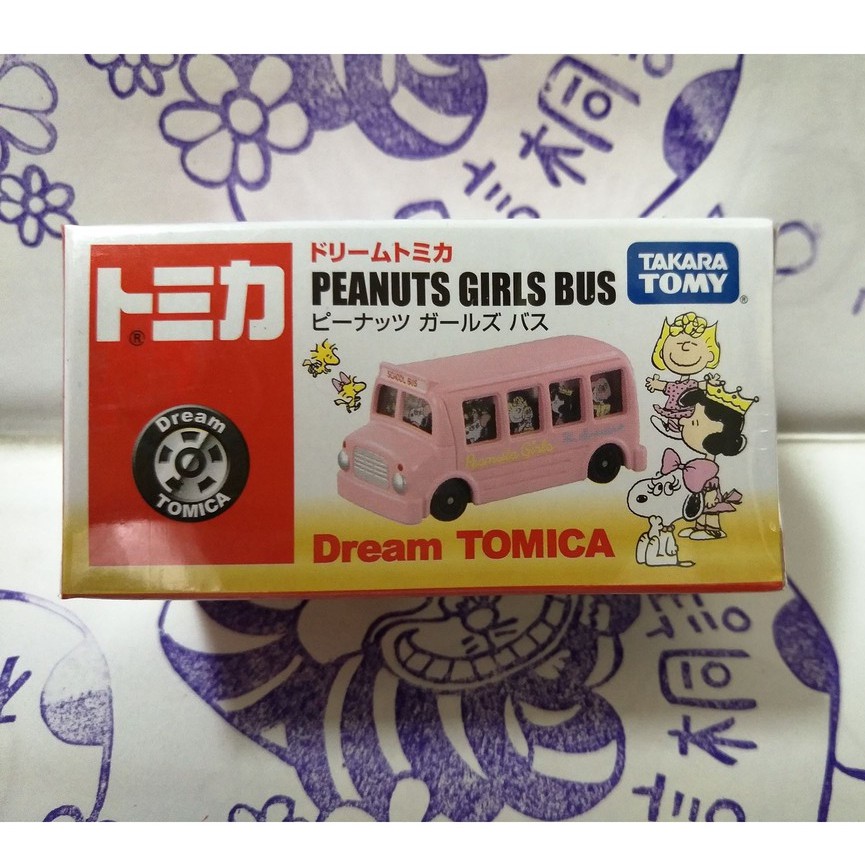 （現貨） Tomica 多美  Dream Peanuts Girls Bus 史努比巴士