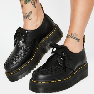 dr martens 1461 rainbow patent platform