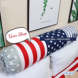 抱枕,抱枕套,美國國旗圖案,精美 30x100cm 滌棉枕套