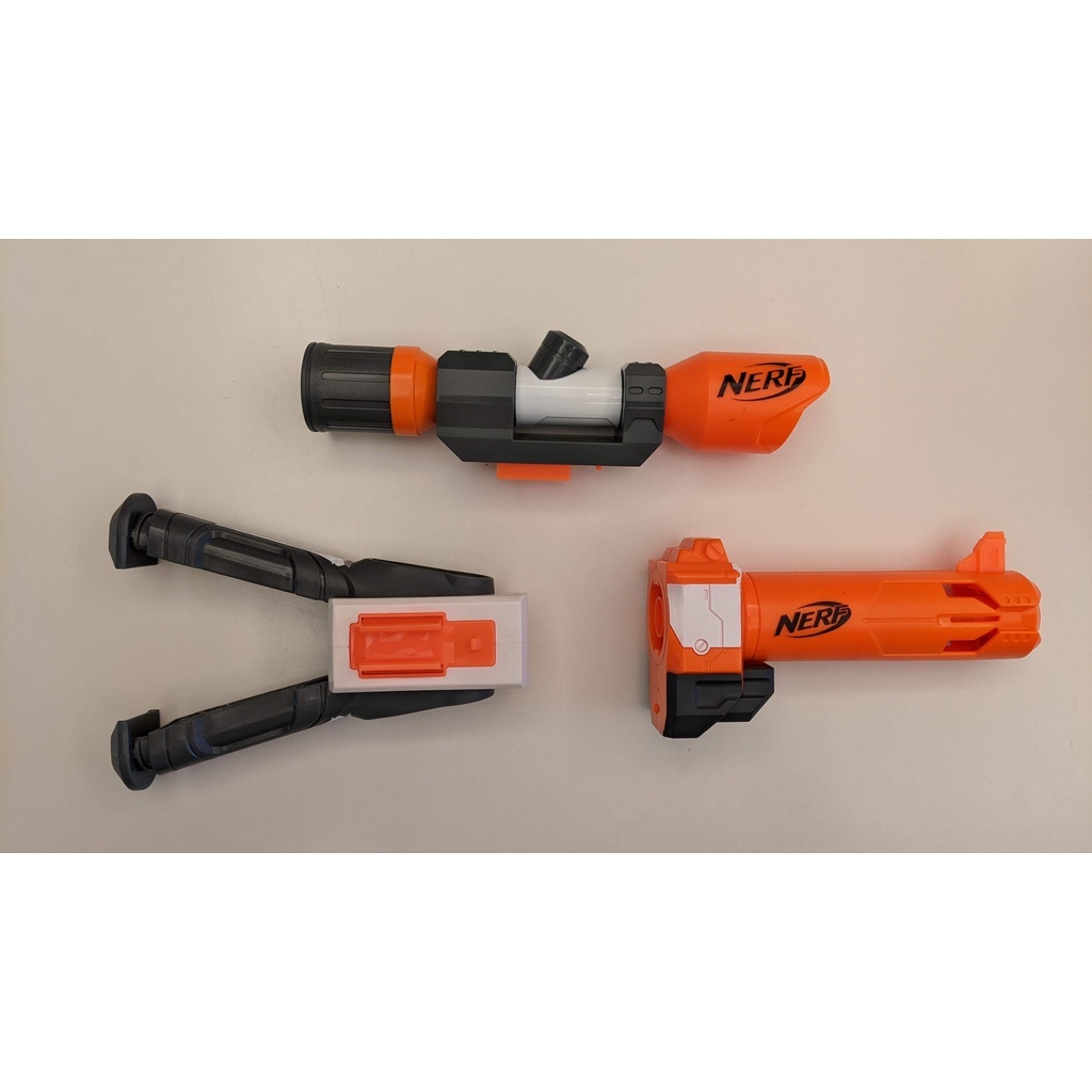 NERF 自由模組系列 狙擊任務升級套件 狙擊鏡 腳架 彈道穩定 Long Range Upgrade Kit