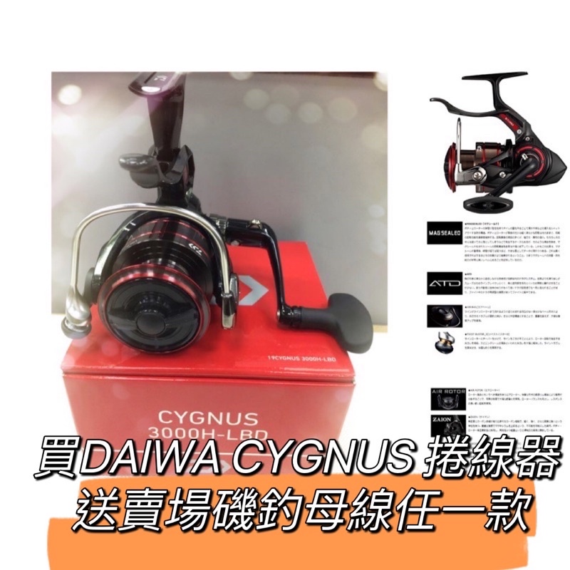 DAIWA 19 CYGNUS 3000H-LBD 手煞車捲線器 💢免運優惠💢捲線器  手煞車 手殺車 磯釣