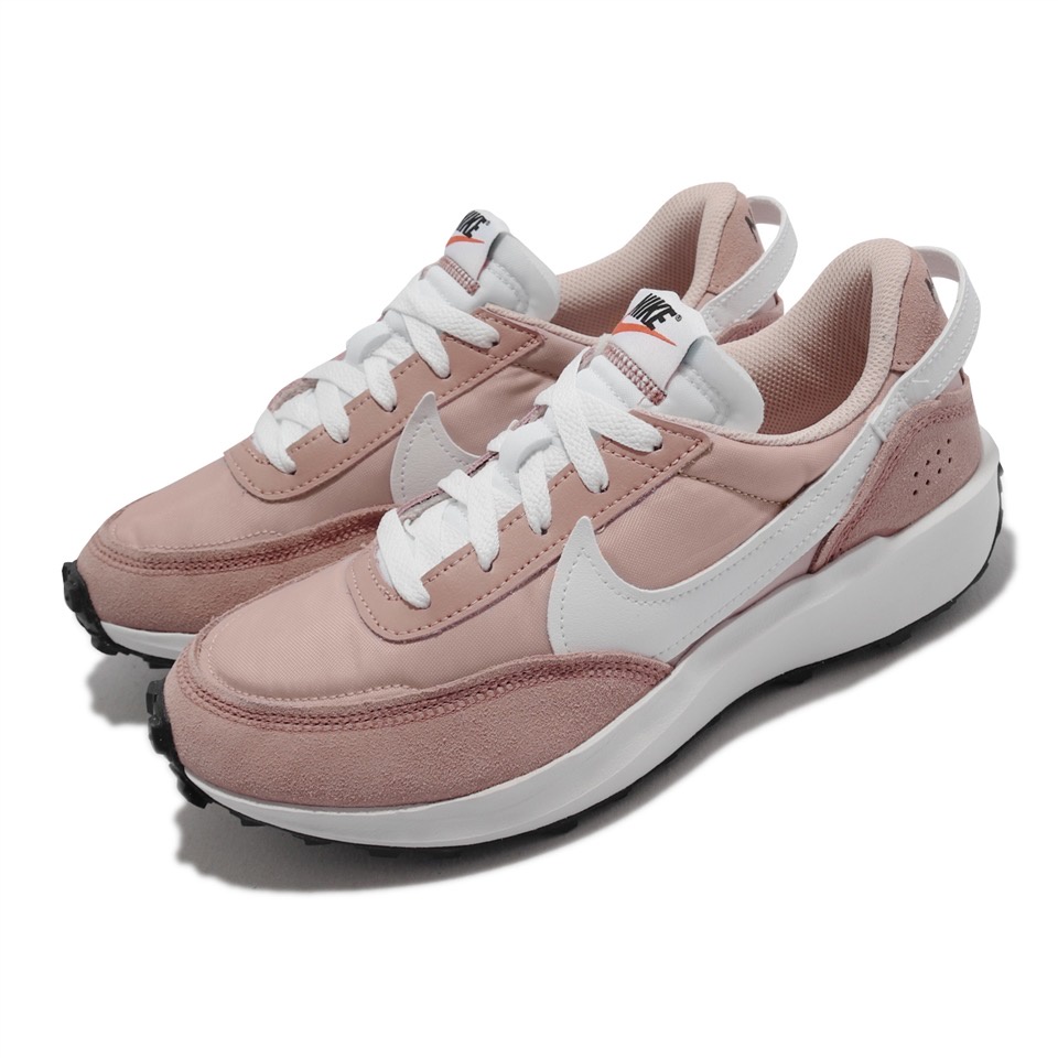 𝓑&amp;𝓦 現貨 免運 Nike Waffle Debut 女休閒鞋  粉橘 白 DH9523600