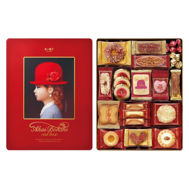 日本 Tivonila 紅帽禮盒 喜餅 高帽子禮盒 公司貨