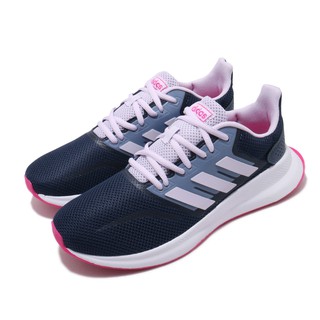 【我塑我形】 ADIDAS RUNFALCON 女鞋 慢跑 休閒 耐磨 緩衝 藍 EG2540