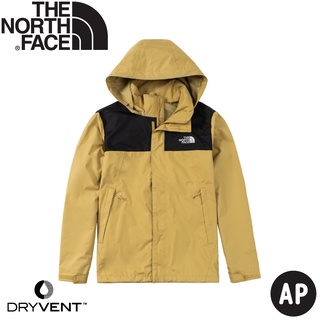 【The North Face 男 DV防水可套接外套 AP《卡其》】4UAU/防風外套/連帽外套/衝鋒衣/風雨衣