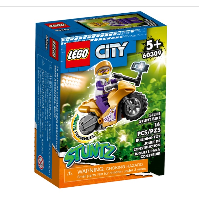 LEGO樂高城市系列 自拍特技摩托車 60309(0元加購)
