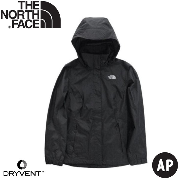 【The North Face 女 DryVent 防水保暖外套《黑》】4U5G/防風外套/保暖外套/防水/悠遊山水