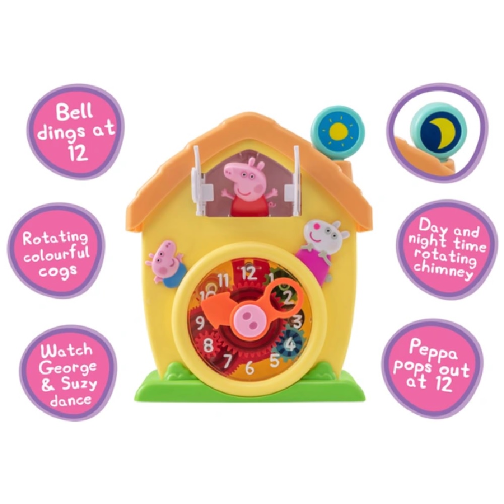 【Peppa Pig】粉紅豬小妹-咕咕鐘 /佩佩豬/ 趣味玩具 / 正版授權 / 玳兒玩具