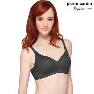 【pierre cardin 皮爾卡登女性內衣】C/D罩 合身包覆無鋼圈內衣(單件-BLK黑)-609-61987C