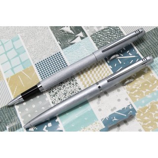 【早 期 】台灣製 ZOLA文豪 鋁桿原子筆+鋼珠筆 對筆