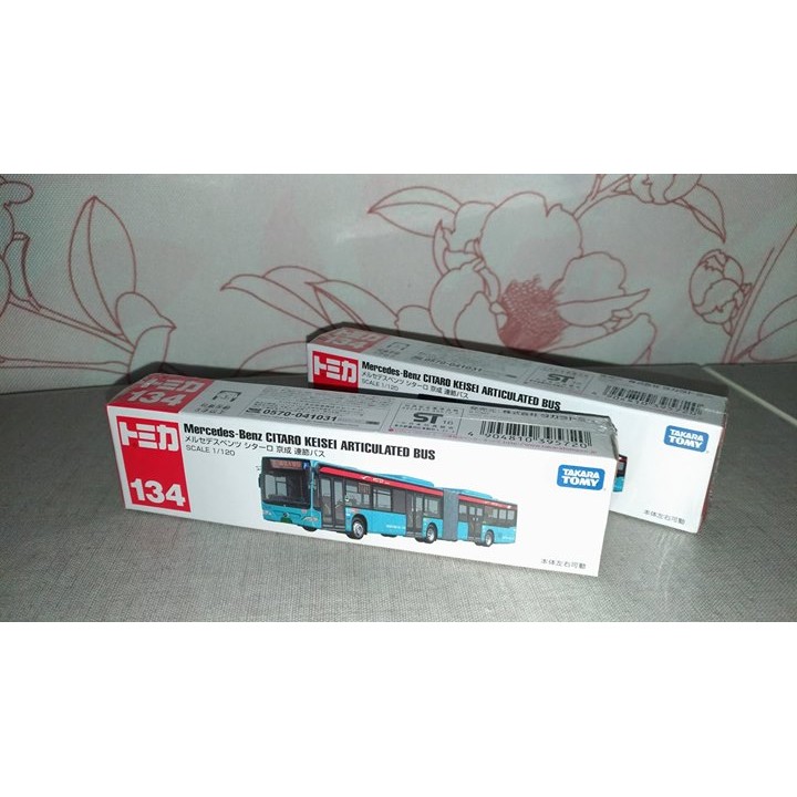 TOMICA NO.134 Mercedes-Benz CITARO KEISEL ARTICULATED BUS