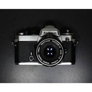 【經典古物】NIKON FE 銀 單反＋Nikkor auto Non-AI 50mm F2 定焦鏡