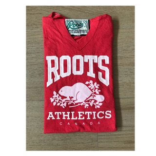 全新Roots短袖帽T 短袖 T恤
