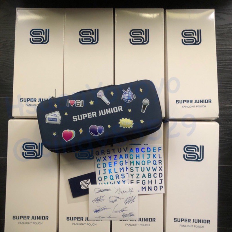 現貨，Super Junior 官方 二代 手燈收納包 配件 裝飾貼紙 SJ 手燈包 手燈盒
