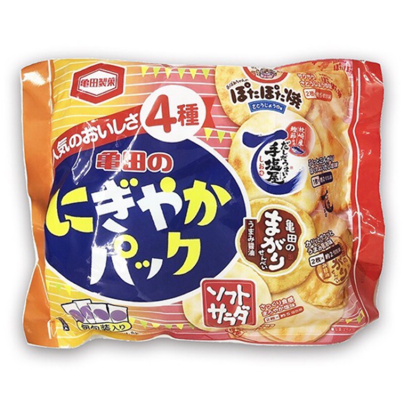 龜田製菓 人氣4種綜合米果包 185g