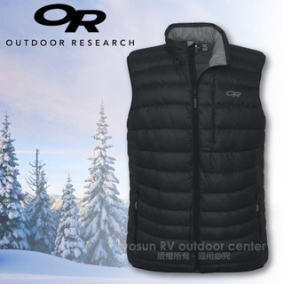 【美國 Outdoor Research】Transcendent Vest 男款輕量鵝絨背心650FP/57582 黑