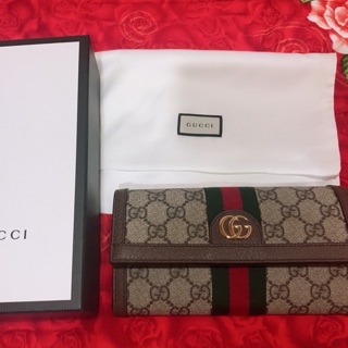 保證正品 義大利🇮🇹購回GUCCI tessuto GG Supreme皮夾 聖誕情人節禮物 現貨 24小時快速出貨