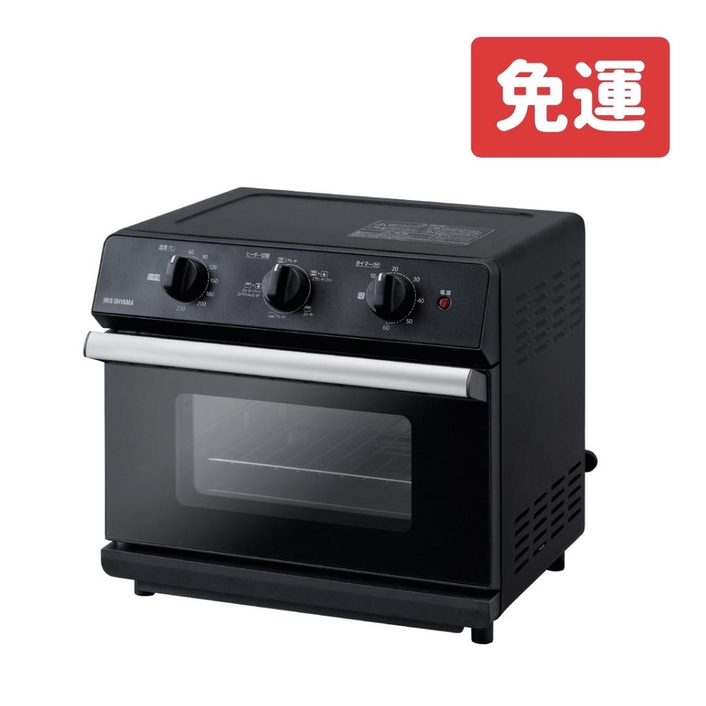 日本 IRIS OHYAMA 14L氣炸烤箱 FVX-D14A 黑色【免運】
