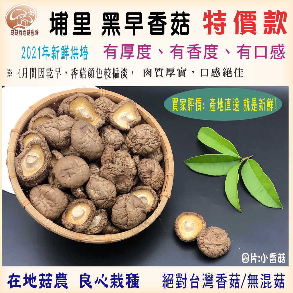 特價香菇 乾香菇 110年新鮮現烘 埔里香菇 黑早 台灣香菇 在地菇農 自產自銷 產地直送 物超所值 菇菇好香菇農場