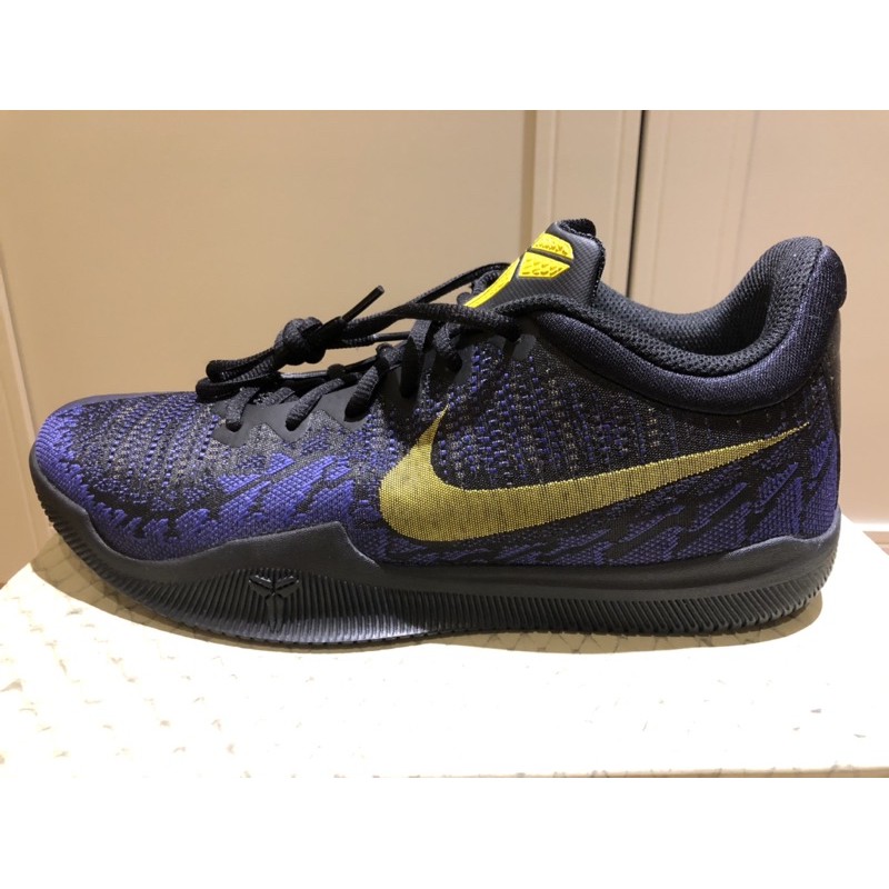 全新限量絕版正版Kobe球鞋 Mamba Rage (湖人紫金客場配色）附Kobe原廠簽名鞋盒