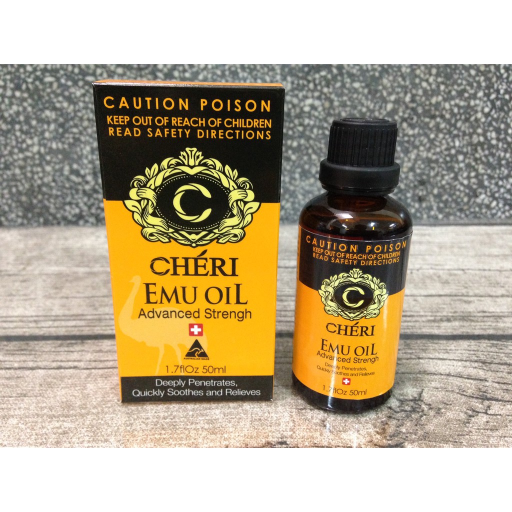 【木羽艸非】澳洲  CHERI EMU OIL 鴯鶓按摩油50ml單瓶 $650