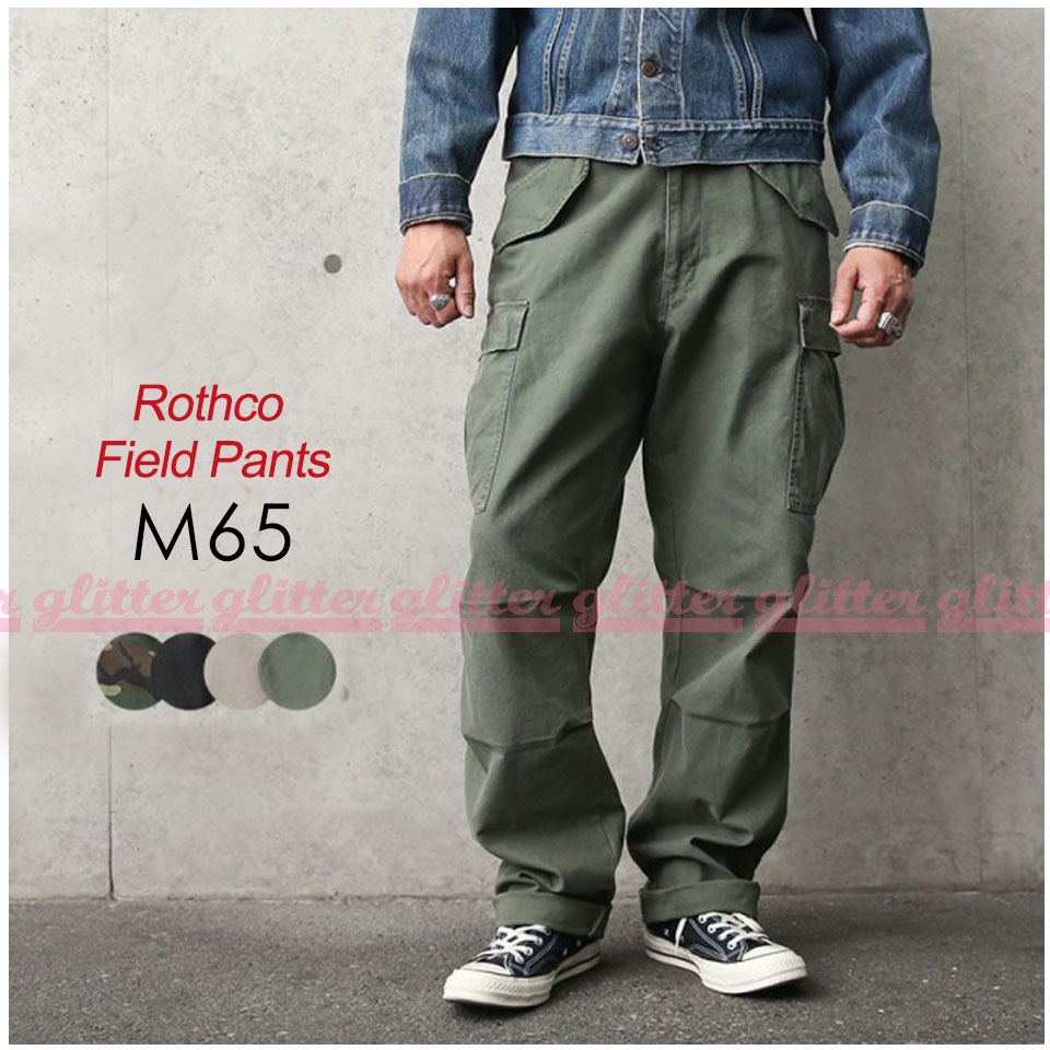 glitter。Rothco Vintage M-65 Field Pants 拉鍊 復古 野戰 素色 工作長褲 M65