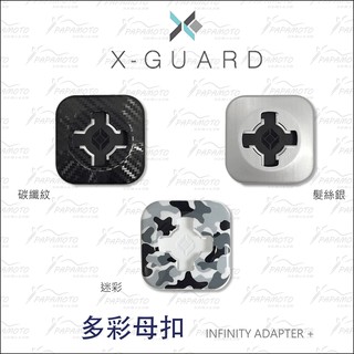 【趴趴騎士】Intuitive Cube 多彩母扣 (X-Guard 全系列配件通用 碳纖紋路 髮絲紋 迷彩