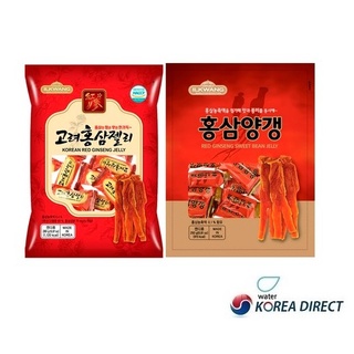韓國 日光制果 紅蔘羊羹250g + 高麗紅蔘軟糖 280g 組合