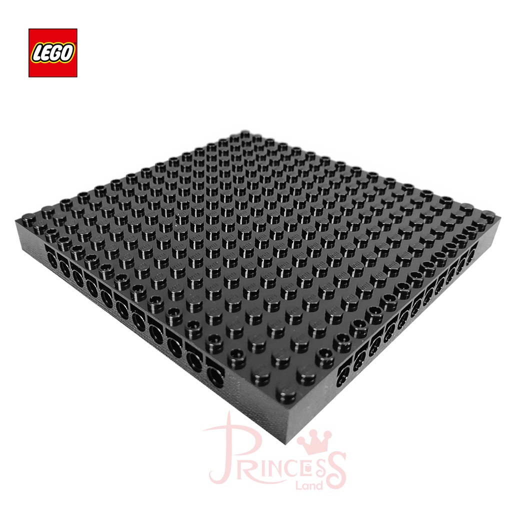 公主樂糕殿 LEGO 樂高 16X16 底板 底座 厚底板 黑色 插孔 帶洞 65803 6302092