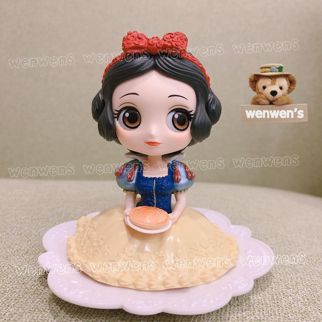 【wenwens】代理 日本 景品 迪士尼  Q POSKET 白雪公主 下午茶 坐姿 公仔 A款 正常色 單售價